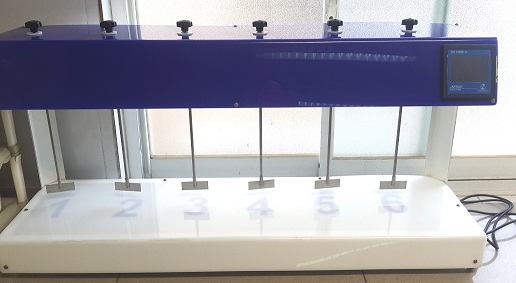 دستگاه جارتست 6 سلولی(Jar test set) مدل JTR90 ساخت شرکت ZAGCHEMIE